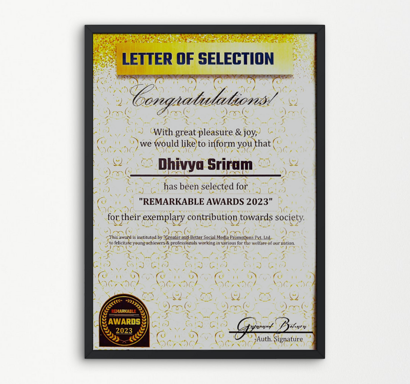 Remarkable Award 2023
